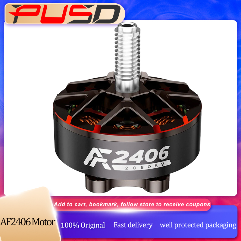 Drone Racing Motor - Axisflying AF2406 ハイパワーブラシレスモーター 5インチFPVフリースタイルレーシングドローン クアッドコプター用