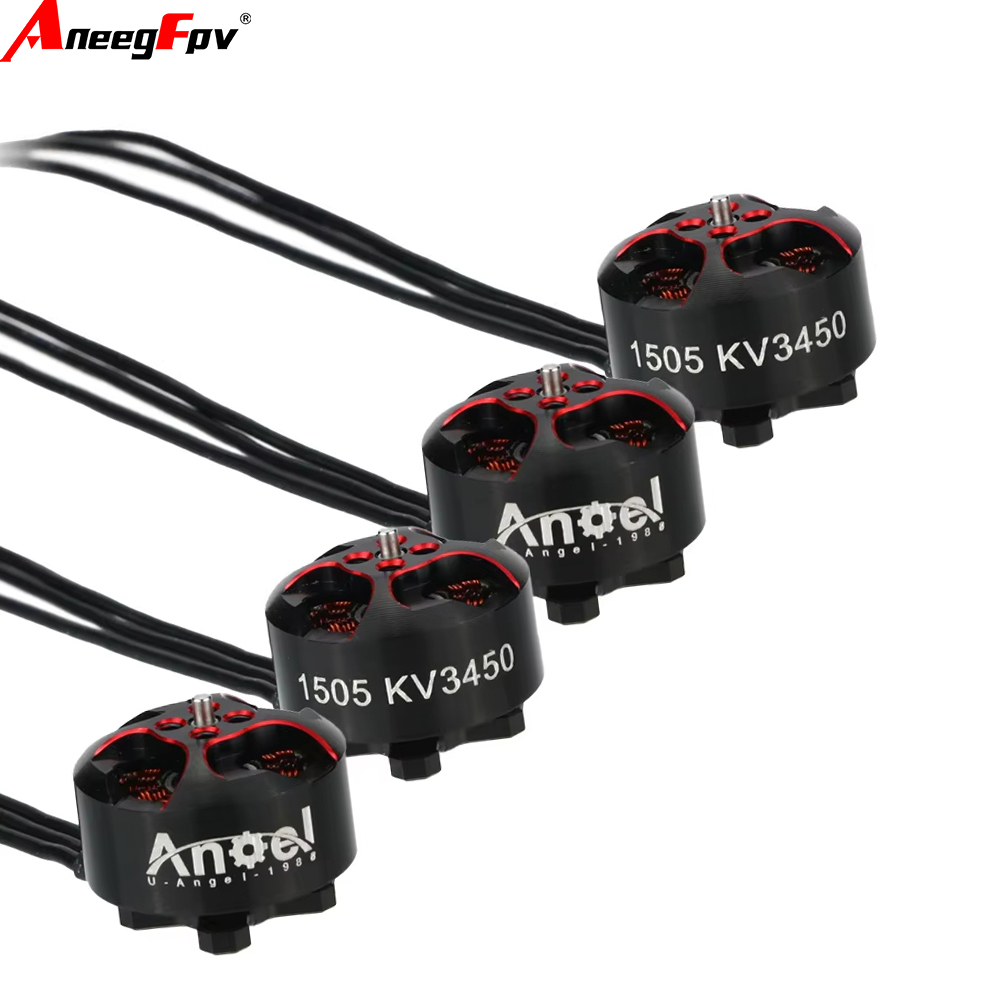 Drone Racing Motor - エンジェル1505 3450KV 3-6Sブラシレスレーシングモーター 長距離FPVレーシング用 2.5インチ-4インチ トゥースピックドローンDIYパーツ