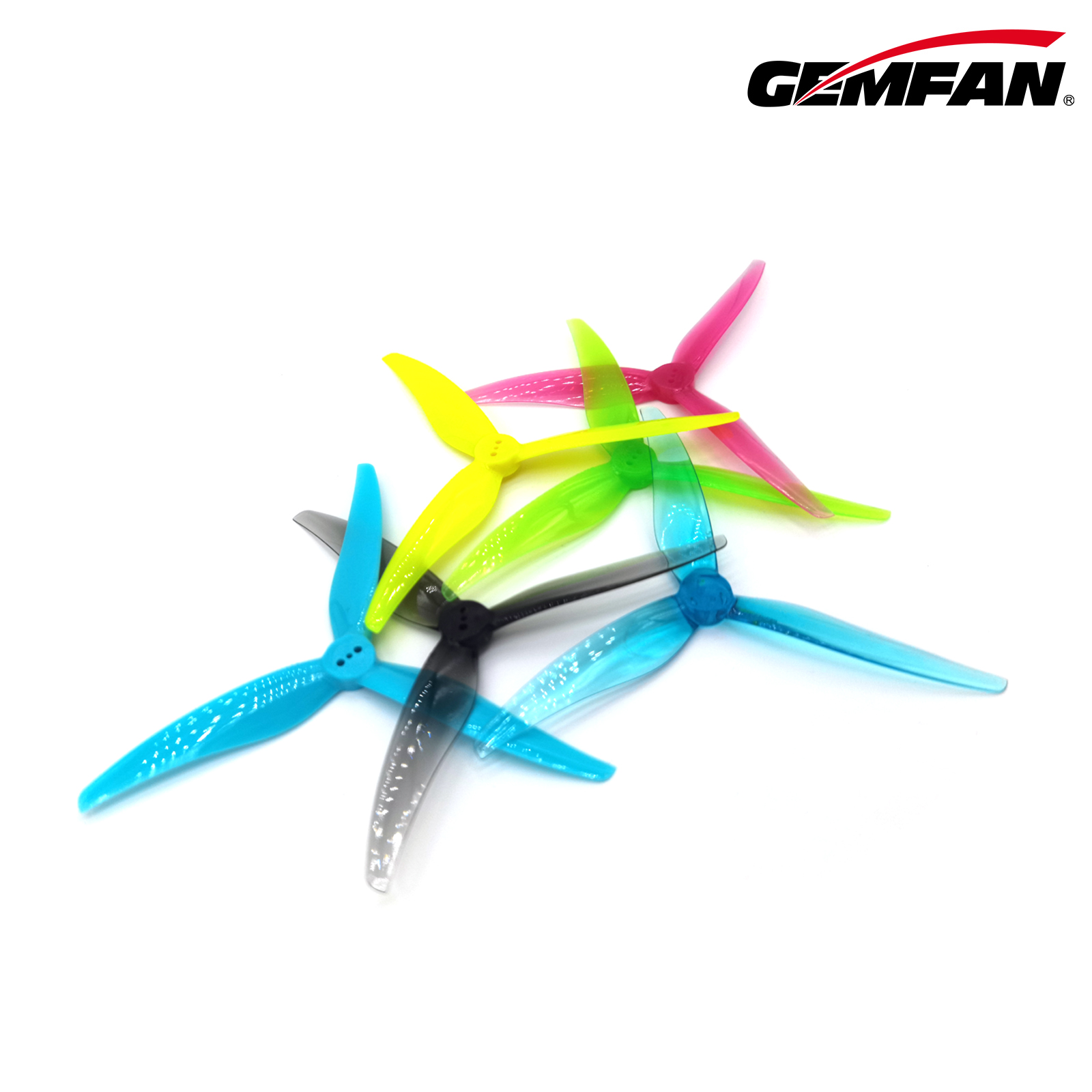Drone Racing Motor - ジェムファン-rcドローン用プロペラ、ハリケーンsl 5125、3ブレード、3穴小道具、fpvフリースタイル、モーターのアップグレード、diy部品、6ペア、12