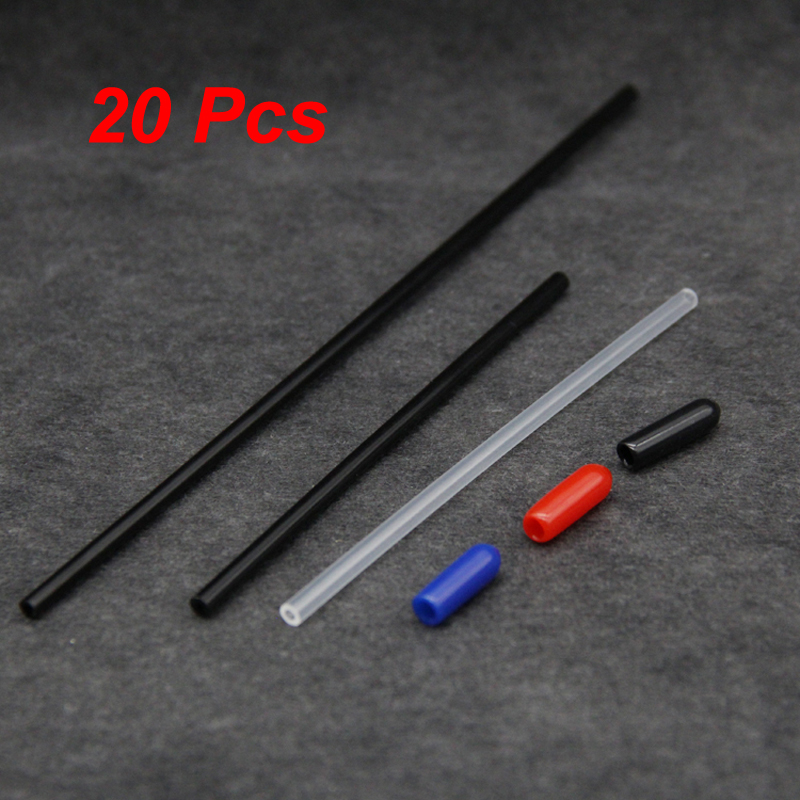 Drone Racing Antenna - レシーバーアンテナプロテクションチューブ,150g,90/2.4mm,直径1.5mm,20個,fpvレーシングドローン用固定パイプ