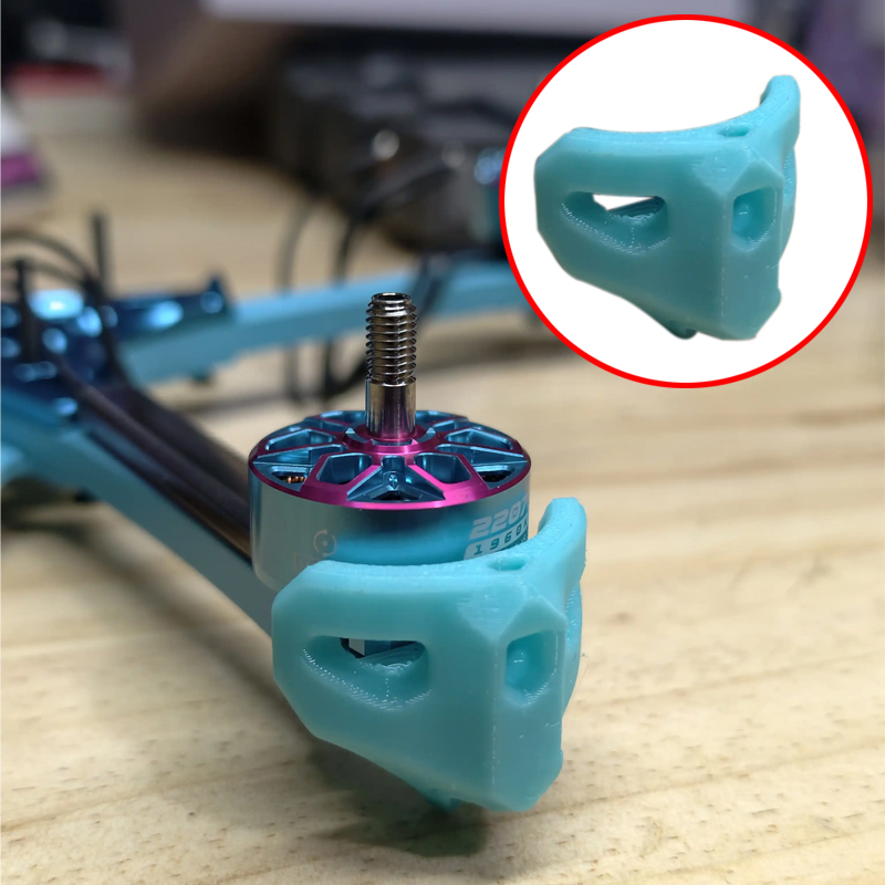 Drone Racing Gate - 4 個 Axisflying Bando5 モーター衝突防止プロテクタータートルシェル軽量耐久性のある FPV