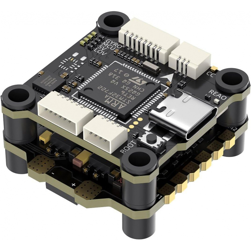 Drone Racing Esc - F722 フライトコントローラー 30x30 AM32 65A 4in1