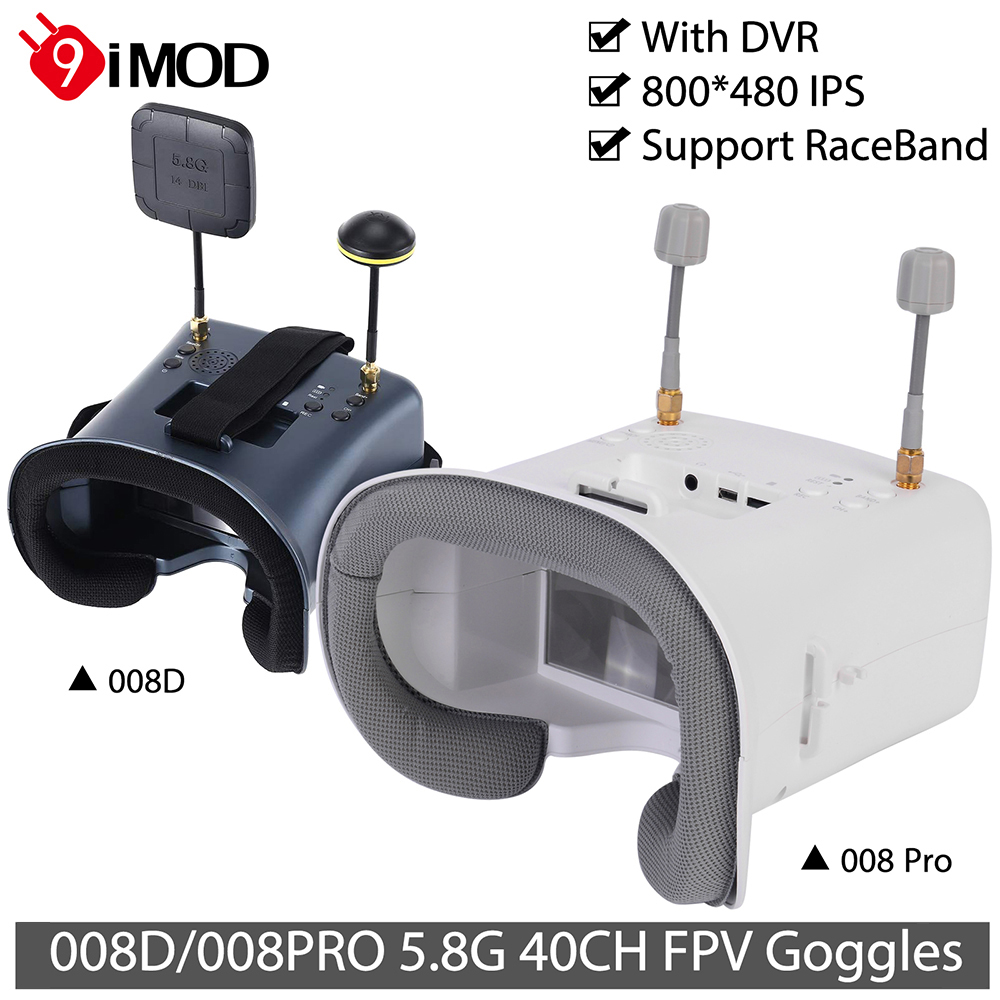 Drone Racing Goggles - 9IMOD 5.8G FPV VRゴーグル 008D 008PRO