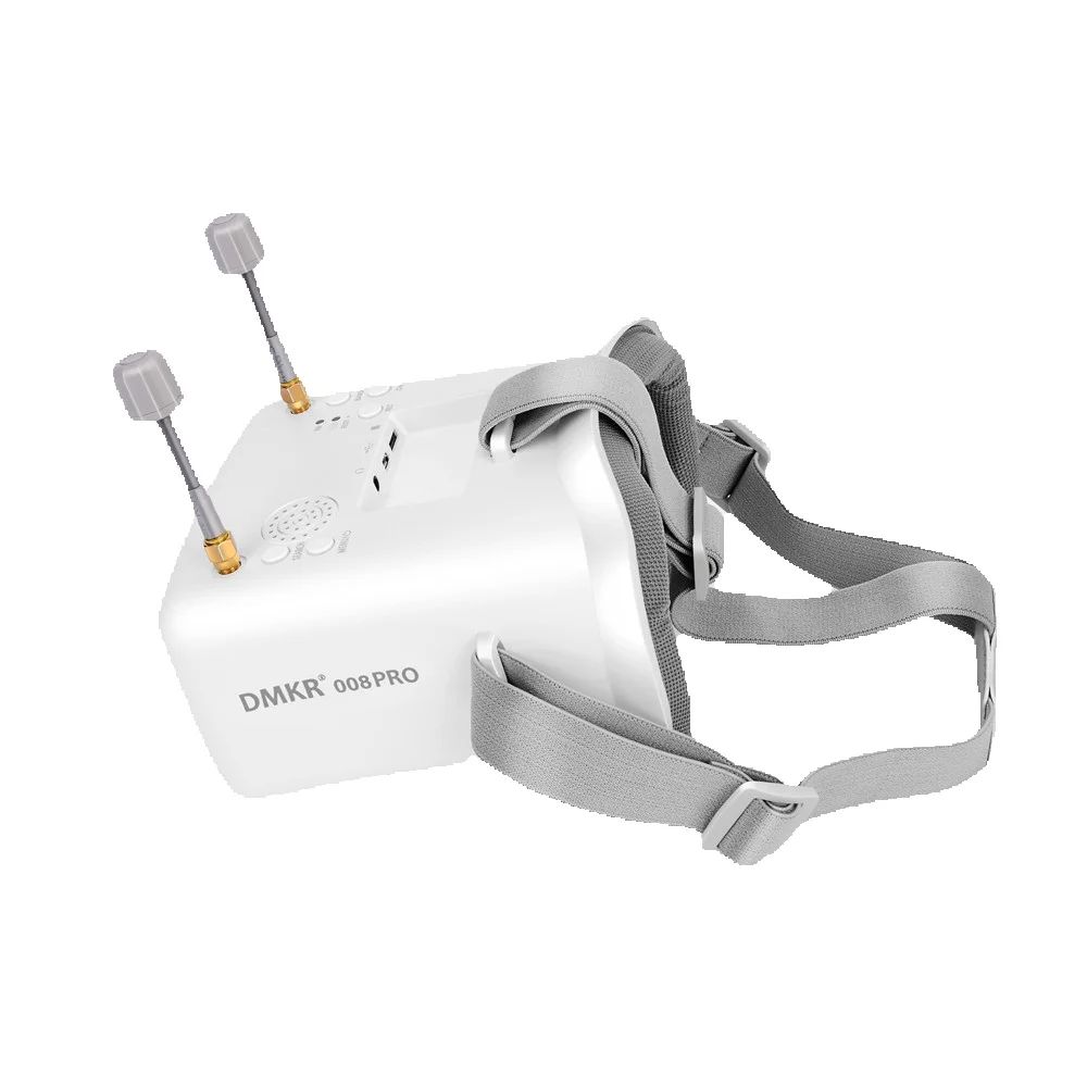 オリジナル008D PROホワイトFPVゴーグル（DVR搭載 - Drone Racing Receiver のレビューと価格
