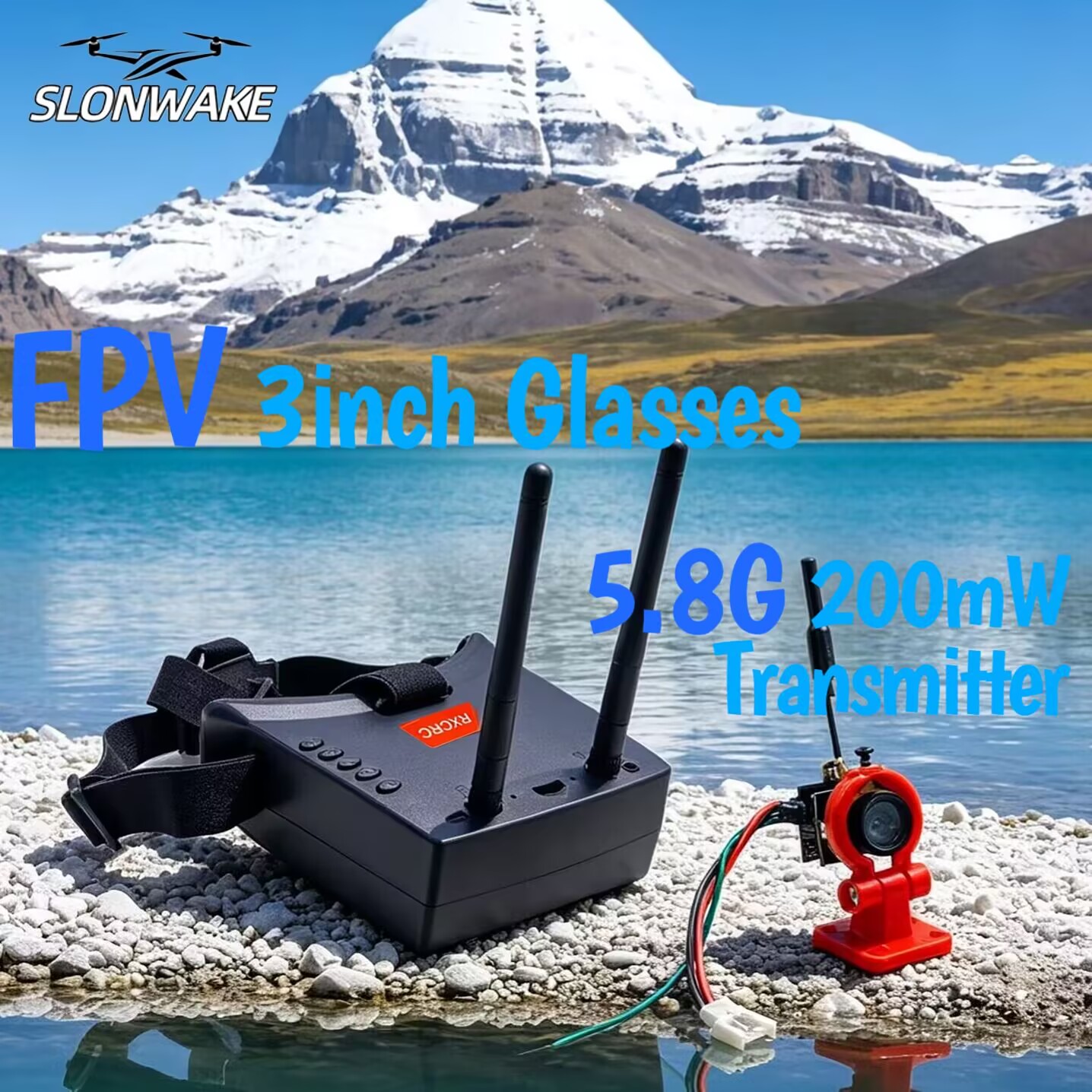 SLONWAKE 5.8G アナログ VTX 伝送カメラ オ - Drone Racing Frame のレビューと価格